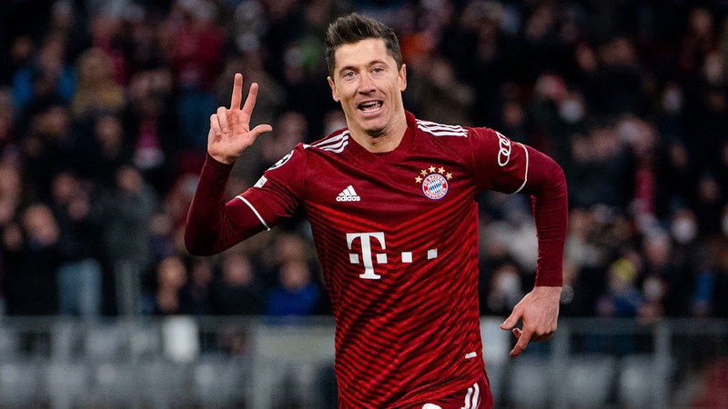 Robert Lewandowski trong màu áo Bayern